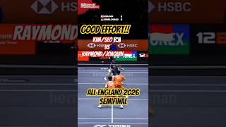 Raymond/Joaquin 🇮🇩 Vs Kim/Seo (1) 🇰🇷 All England 2026 #badminton #badmintonindonesia #raymondjoaquin