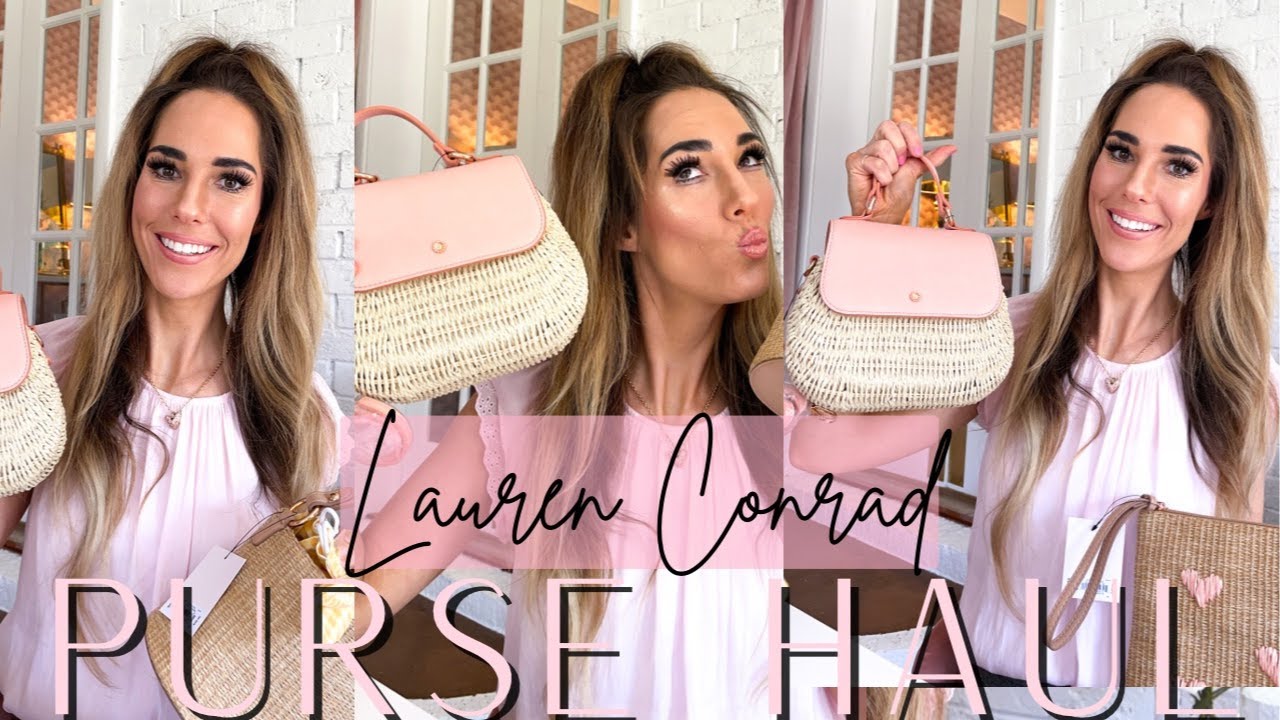 Purse Haul Review ~ Straw Purse, Hand Bags, Over Shoulder Bags. What's IN  this summer 