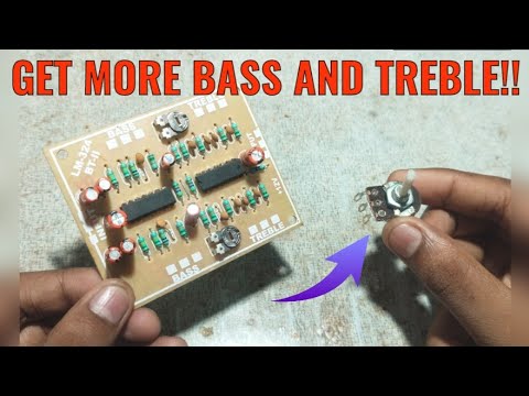 LM324 IC Bass Treble Board wiring And Sound Test | Best B.T Board - YouTube