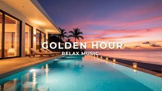 Infinity Pool Sunset 🌴 Chill Lounge Mix | Ocean Relaxation | 4K Ambient