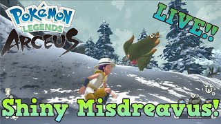 Shiny Misdreavus haunts me after 1 Mass Breakout! Pokemon Legends: Arceus