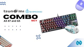 [REVIEW] Tsunami AX-87 Keyboard and Shipadoo G5 Mouse | เซต Gaming Gear สุดคุ้มได้ครบชุด!! ราคาถูก