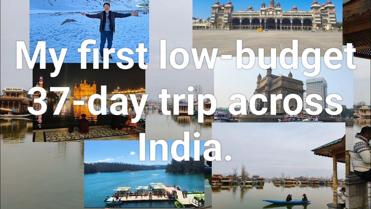 37-day road trip across India.🚶🚌