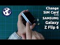 How to change SIM card in the Samsung Galaxy Z Flip 6 #Samsung #Galaxy #zflip6