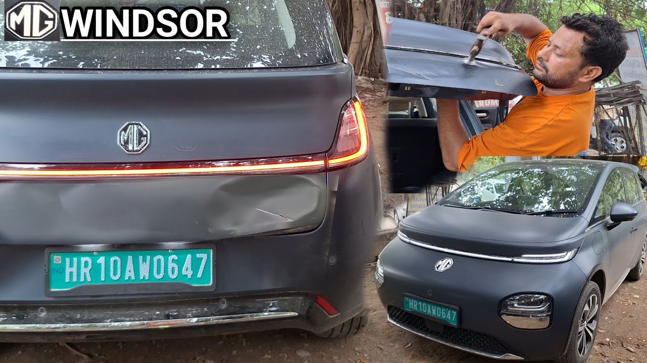 MG Windsor Diggi Dry Denting | PDR Without Paint | #amitdrydenting