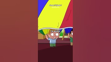 Thumbnail of Stewie plays parachute😂 #shorts