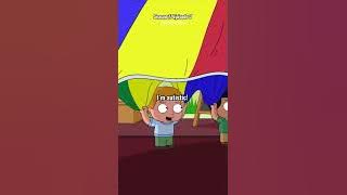 Stewie plays parachute😂 #shorts