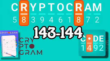 CRYPTOGRAM level 143 144