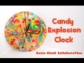 Resin Clock Collab: Candy Explosion Clock [CAPTION ON PLEASE]