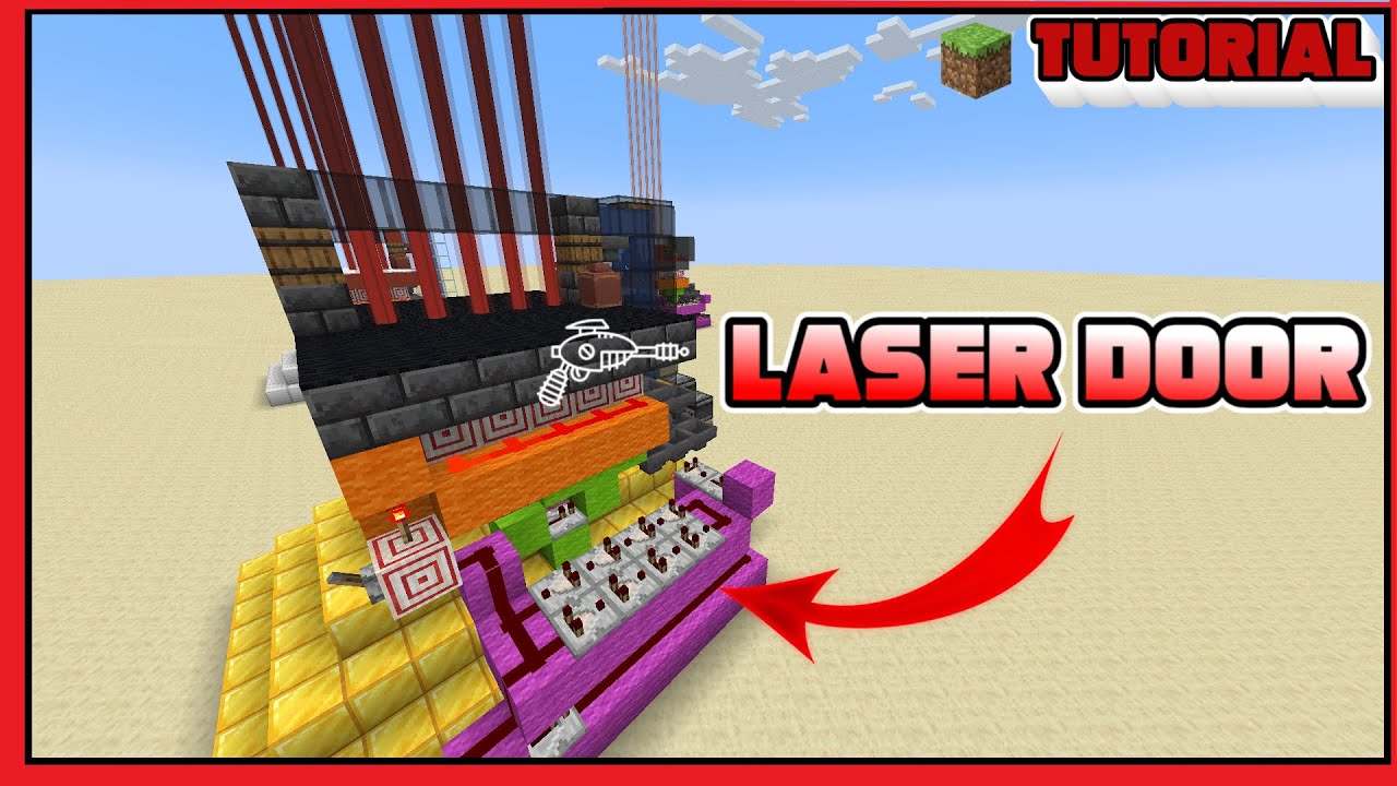 How to build a High Security Laser Vault in Minecraft - YouTube