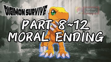 Digimon Survive Gameplay Walkthrough Full game Part 8~12 FINAL [Different route: Moral]