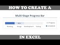 Excel Multi-Stage Progress Bar | FREE Download