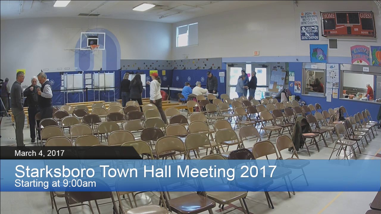 Starksboro Town Meeting 2017 YouTube