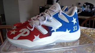 Central Pa. college student’s custom cleats win over Phillies players