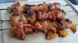 Habanero Chicken Kabobs - How to make some sweet and fiery chicken kabobs