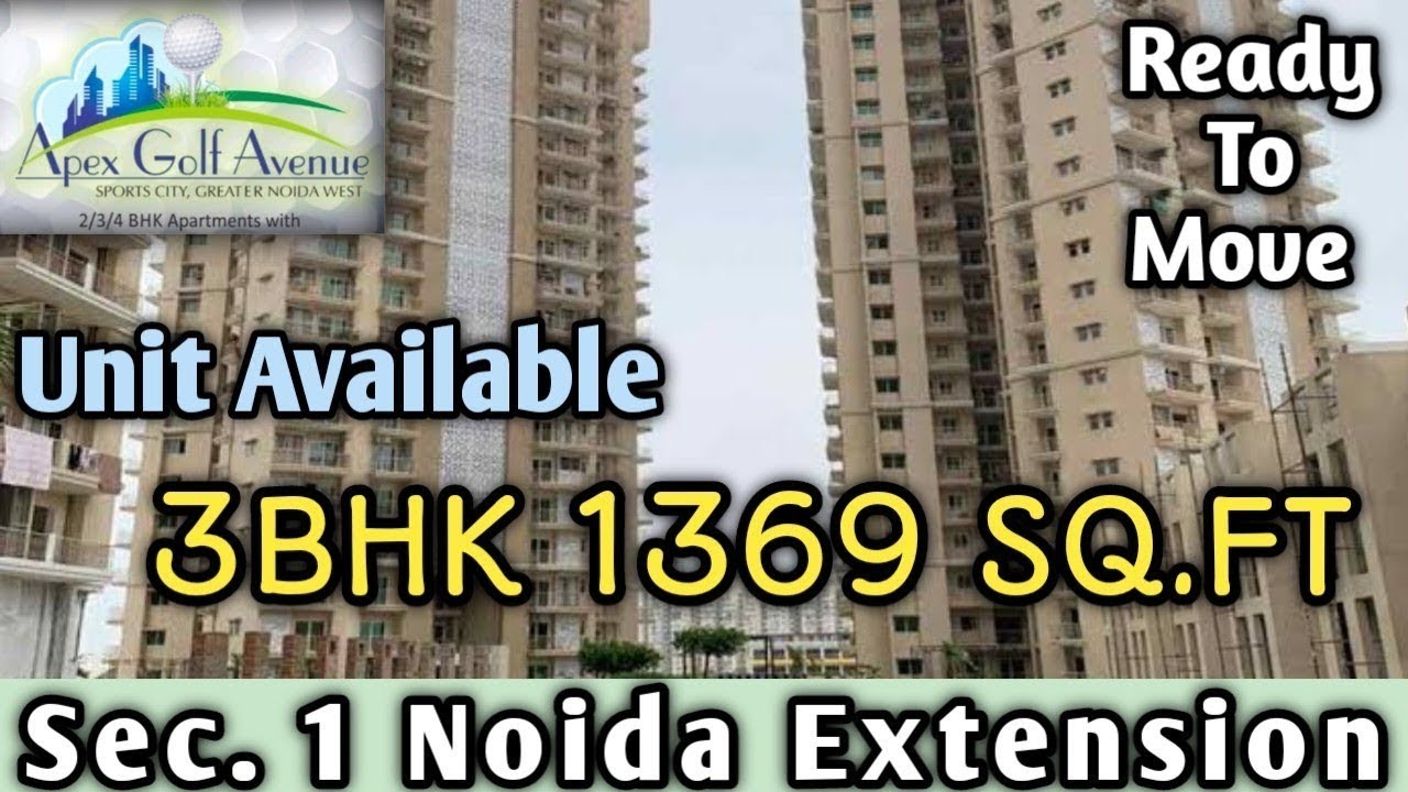 3BHK Mivan Construction Apex Golf Avenue in Noida Extension | Ready to Move Flats 📲+91 8700297426