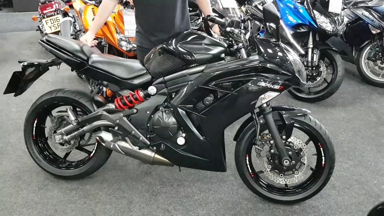 Kawasaki ER6F 2013 9646 miles - YouTube