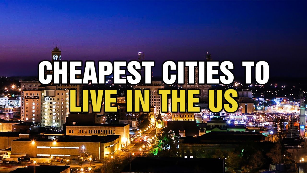 5 most affordable cities to live in the US - YouTube