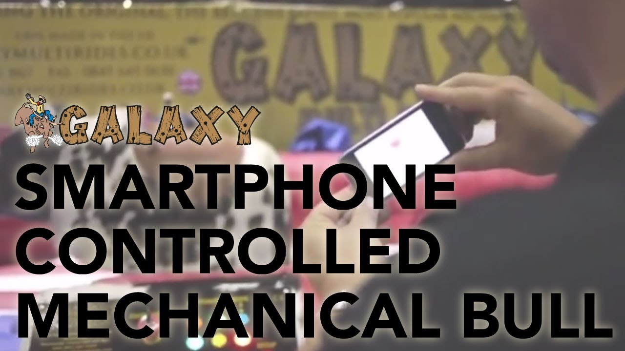 american ninja warriors Worlds first iPhone / Android controlled Mechanical Bull
