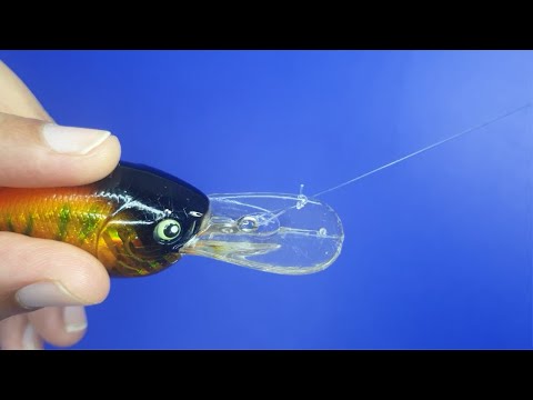 How to tie Double Loop Knot. STRONG knot for Crankbait