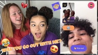 Asking Random Guys To Go Out With Me Monkey App