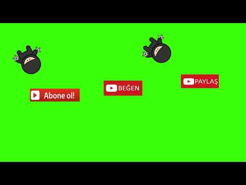 youtube abone ol beğen paylaş animasyonu green screen abone ol animasyonu