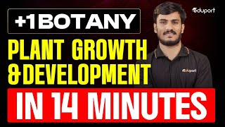 Plus One Biology Model Exam | Plant Growth and Development Summary | Eduport Plus One
