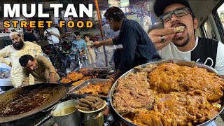 Street Food MUTTON CHAMP - Unique 7 Types Of Puri & Pulao In Multan, Pakistan