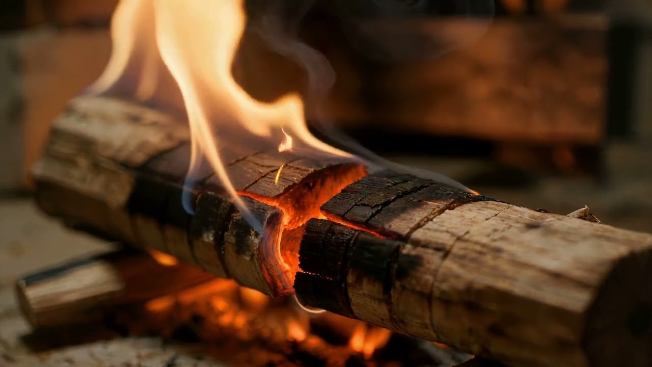 寒冬裡的溫暖擁抱沉浸式壁爐柴火白噪音A Warm Embrace in WinterImmersive Fireplace Crackling White Noise