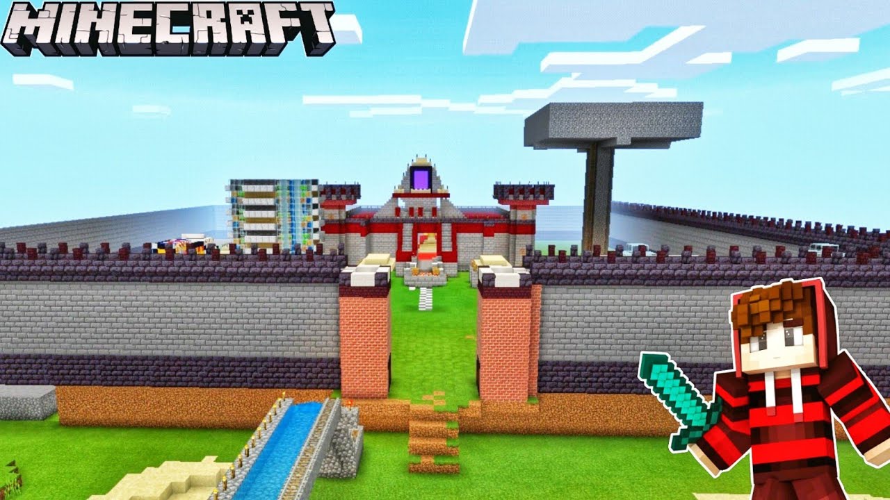 Finally I Completed my castle wall | Minecraft Gameplay #26 - YouTube