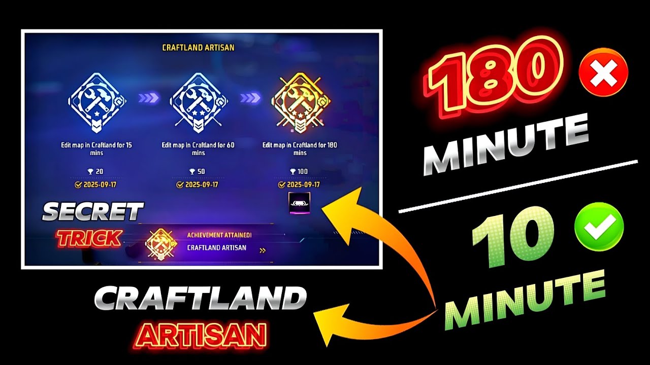 Craftland HOW TO COMPLETE CRAFTLAND ARTISAN ACHIEVEMENT MISSION IN 10 MINUTES ...