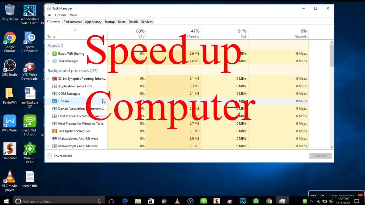 does windows 10 slow down the computer
