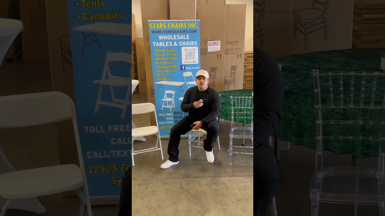 How to start a table and chair, rental business Q&A here at Star Chairs! ￼