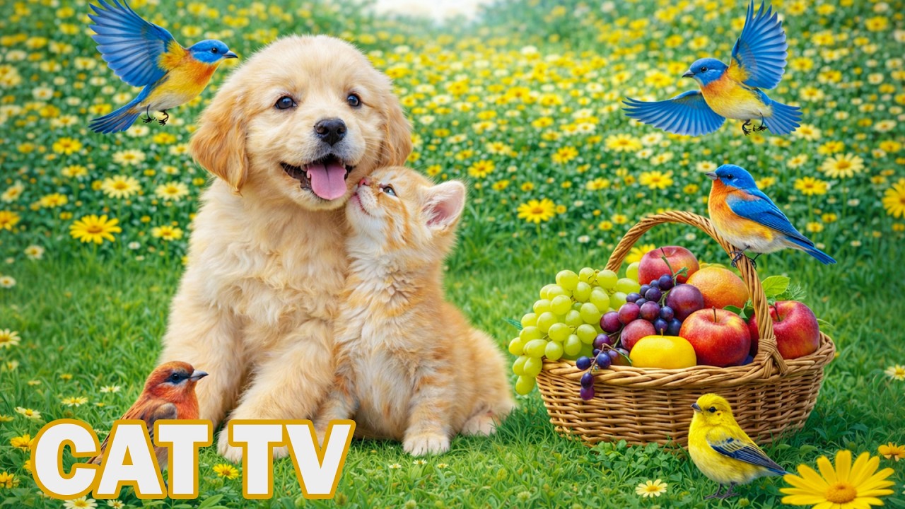 Warning: Pets Get Hypnotized by These Birds 🐦😺 | Nature TV 4K HDR