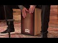 Meinl percussion  woodcraft series cajon  espresso burst  wc100eb