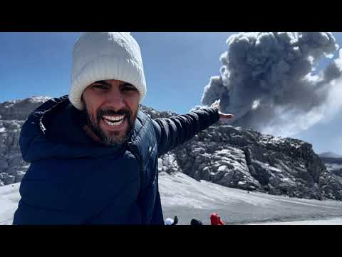 PRESENCIE UNA ERUPCION EN EL VOLCAN NEVADO DEL RUIZ.
