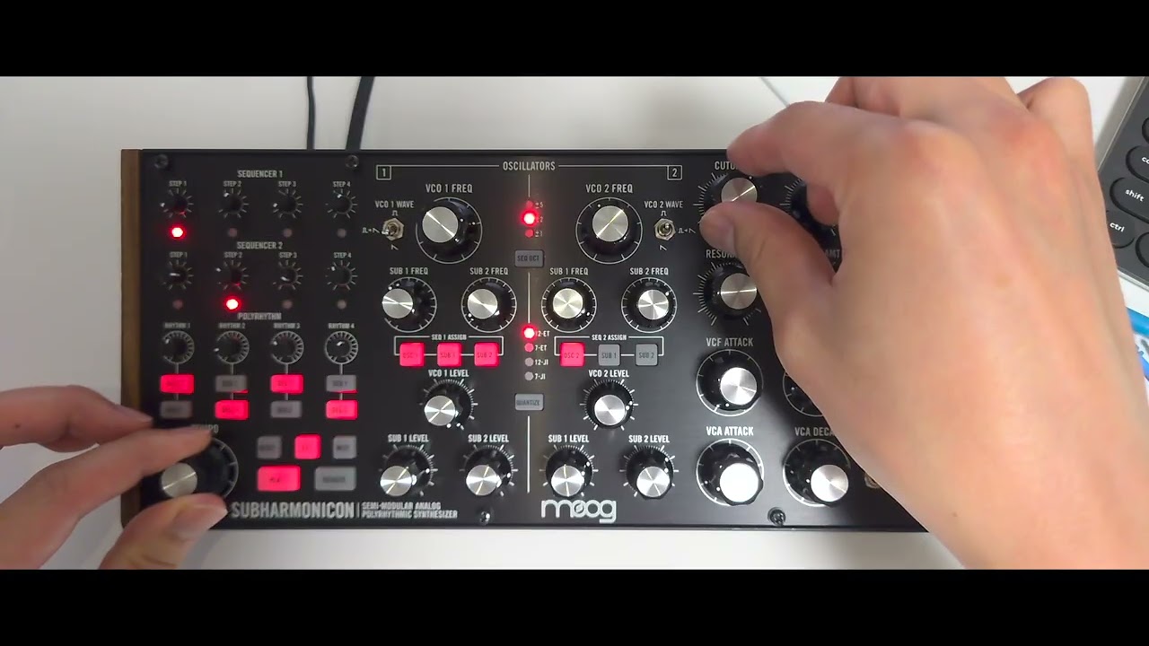 MOOGのセミモジュラーシンセ”SUBHARMONICON”を触ろう！ by スタッフHN