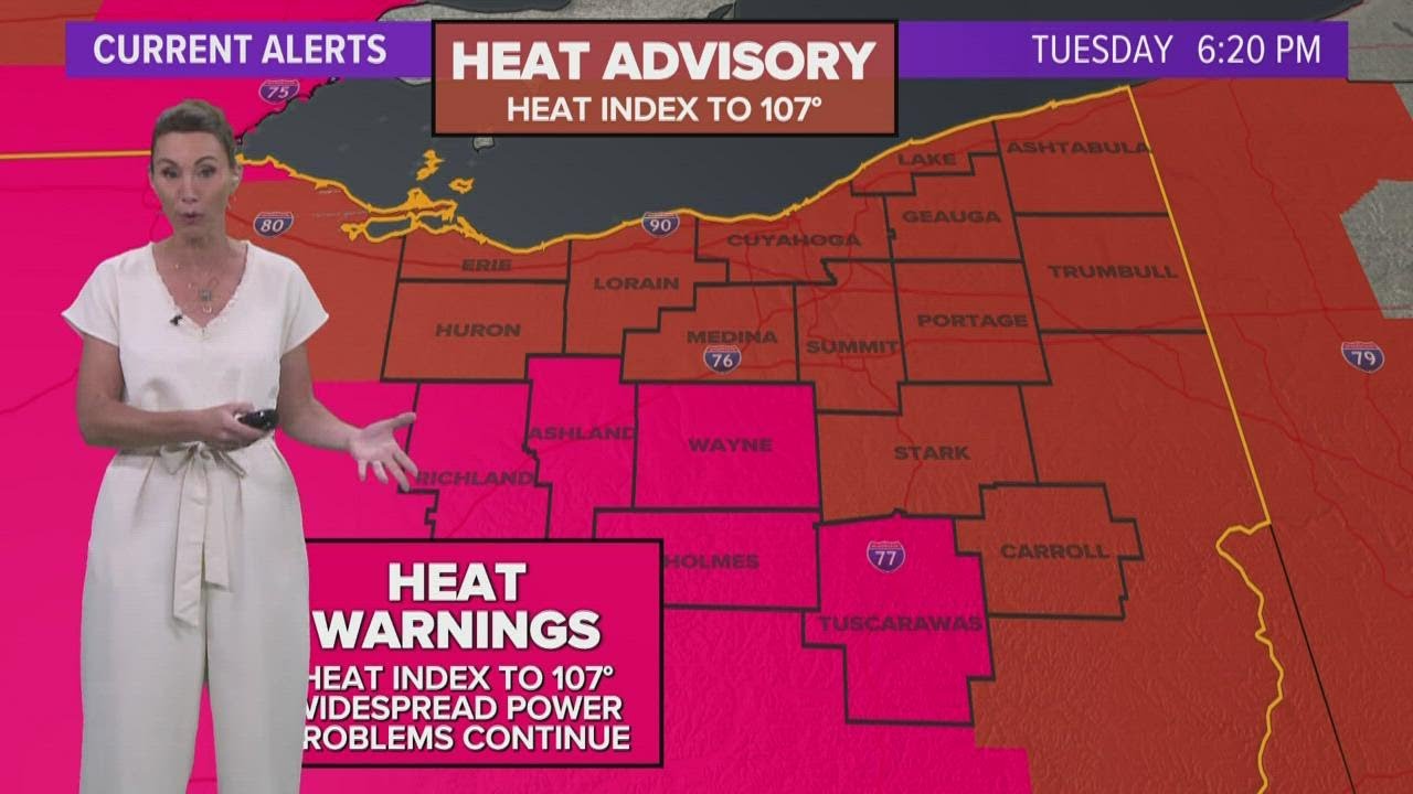 Northeast Ohio weather forecast: Serious heat arrives tomorrow - YouTube
