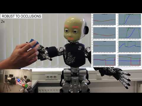 Active inference body perception and action for humanoid robots