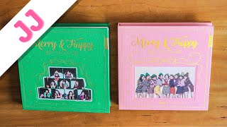 Merry Happy Twice Album Unboxing Jj Once Youtube