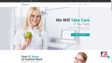 DentalCare - Dental Clinic WordPress Theme TMT | Free Template  Elija