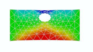 Finite element analysis of an elastostatic moving boundary problem