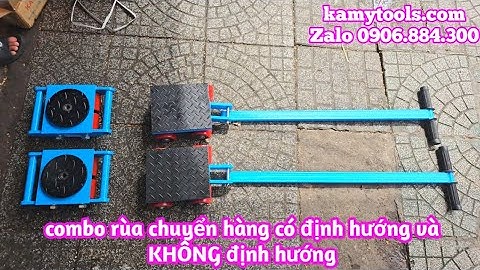 Combo rùa chuyển hàng 6 tấn có định hướng và không định hướng CRA-4 và WQ-6T Kawasaki