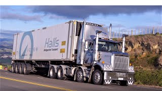 New Zealand Trucks  Winter Saddle Hill Crossing