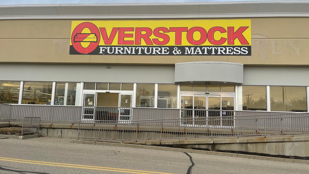 Overstock Furniture inside a former Toys R Us building in Kenwood