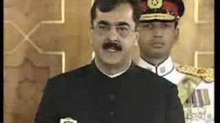 Pakistani PM sworn in
