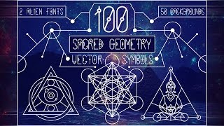 100 Sacred Geometry Vector Symbols - Bundle 100 Sacred Geometry Vector Symbols - Bundle