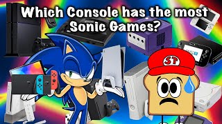 Which Console has the Most Sonic Games?
