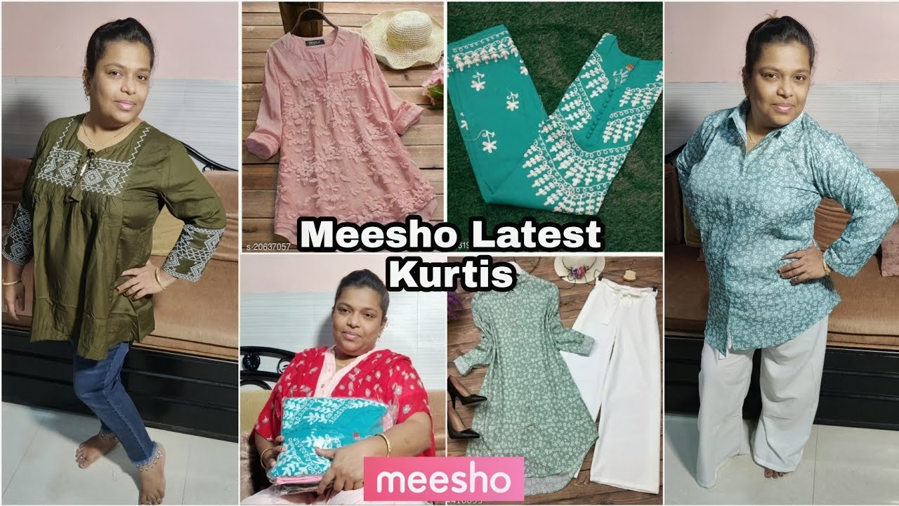 Meesho Latest Kurtis Haul Under 500rs Meesho Kurtis Cotton Kurtis
