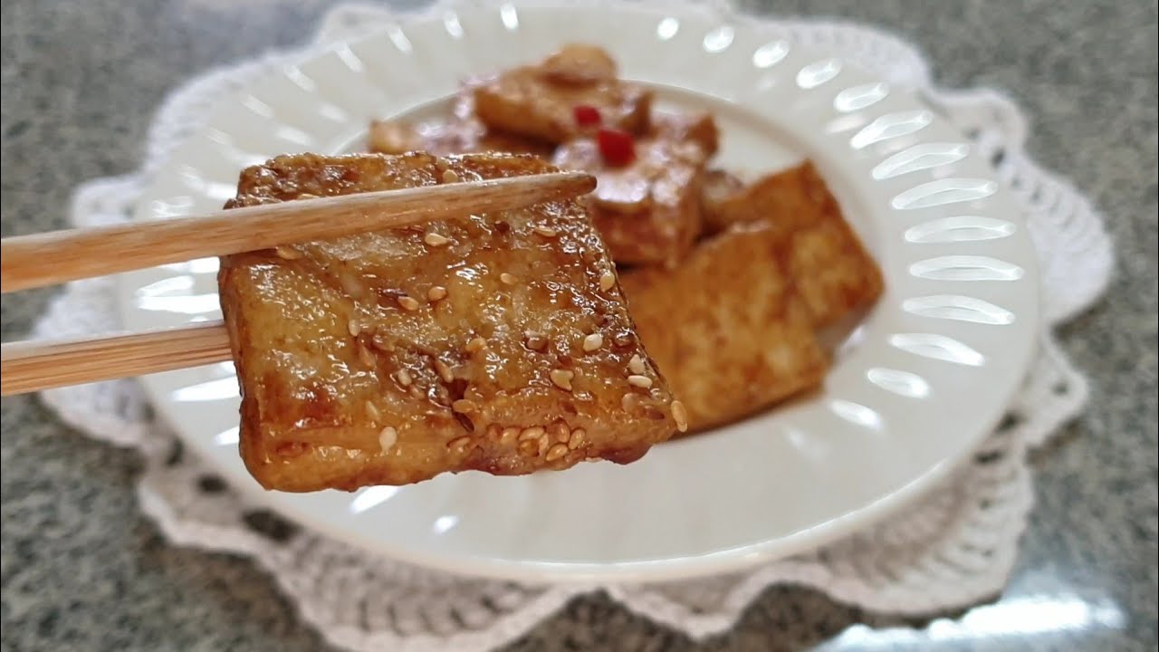 [ENG] 겉바속촉 두부강정🌶/Tofu Gangjeong YouTube